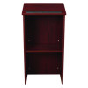 Full Floor Lectern, 23 x 16 x 46.5, Mahogany