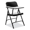 5200 Series Right-Side Tablet-Arm Folding Chair, Supports 480 Lb, 17.25" Seat Height, Black, 2/Carton