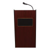 Aristocrat Sound Lectern, 25 x 20 x 46, Mahogany