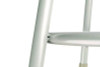 6202 Series Height Adjustable Heavy Duty Steel Stool, Backless, Supports 500 Lb, 25" To 33" Seat Height, Brown Seat/Gray Base