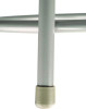 6400 Series Heavy Duty Vinyl Padded Stool With Backrest, Supports 500 Lb, 30" Seat Height, Gray Seat, Gray Back, Gray Base
