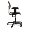 6700 Series Polyurethane Adjustable Height Task Chair With Arms, Supports 300 Lb, 16" To 21" Seat Height, Black Seat/Base