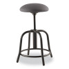 6800 Series Height Adjustable Fabric Seat Stool, Supports Up To 300 Lb, 18" To 25" Seat Height, Charcoal Seat/Black Base