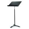 Melody Music Stand, 20.5" Wide, 24" To 46" Shelf Height, Black