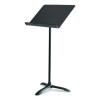 Melody Music Stand, 20.5" Wide, 24" To 46" Shelf Height, Black
