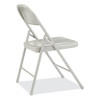 900 Series All-Steel Folding Chair, Supports Up To 250 Lb, 17.75" Seat Height, Gray Seat, Gray Back, Gray Base, 4/Cartpn