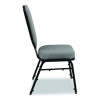 Flex-Back Banquet Chair, Supports Up To 500 Lbs, 18.6" Seat Height, Morticia Lithium Seat/Back, Black Base, 2/Pack