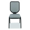 Flex-Back Banquet Chair, Supports Up To 500 Lbs, 18.6" Seat Height, Morticia Lithium Seat/Back, Black Base, 2/Pack