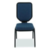 Flex-Back Banquet Chair, Supports Up To 500 Lbs, 18.6" Seat Height, Morticia Blue Lagoon Seat/Back, Black Base, 2/Pack