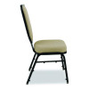 Flex-Back Banquet Chair, Supports Up To 500 Lbs, 18.6" Seat Height, Morticia Taupe Seat/Back, Black Base, 2/Pack