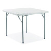 Heavy-Duty Folding Table/Folding Chair Set, 36" x 36" x 29.5", Speckled Gray Top, Gray Legs, 4/Carton, 2 Carton/Bundle