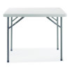 Heavy-Duty Folding Table/Folding Chair Set, 36" x 36" x 29.5", Speckled Gray Top, Gray Legs, 4/Carton, 2 Carton/Bundle