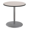Cafe Table, 36" Diameter x 36h, Round Top/Base, Gray Nebula Top, Gray Base
