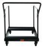 Folding Table Dolly For Round Tables, 1,100 Lb Capacity, 27.75" x 47.5" x 31.25", Brown
