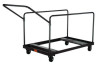 Folding Table Dolly For Round Tables, 1,100 Lb Capacity, 27.75" x 47.5" x 31.25", Brown