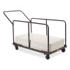 Folding Table Dolly For Round And Rectangular Tables, 660 Lb Capacity, 31.25 x 27.75 x 47.5, Brown