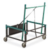 Table Assist Dolly, 1,000 Lb Capacity, 38 x 30 x 44.5, Black/Green