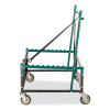 Table Assist Dolly, 1,000 Lb Capacity, 38 x 30 x 44.5, Black/Green