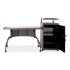 Teacher's Workpod Desk And Lectern Kit, 68" x 24" x 41", Charcoal Gray