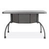 Teacher's Workpod Desk, 48" x 24" x 30", Charcoal Slate