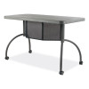 Teacher's Workpod Desk, 48" x 24" x 30", Charcoal Slate
