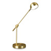 Wellness Series Direct Led Desk Lamp, 4" To 18" High, Brass