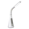 Wellness Series Sanitizingpro Led Desk Lamp And Uv Air Purifier, 15" To 25" High, White
