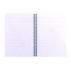 B5 Size Notebook, 1-Subject, Medium/College Rule, Metallic Green/White Cover, (100) 9.8 x 6.9 Sheets, 3/Pack