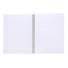 Letter Size Notebook, 1-Subject, Medium/College Rule, Metallic Green/White Cover, (50) 10.5 x 8 Sheets, 3/Pack