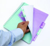 Letter Size Project Book, 5-Subject, Medium/College Rule, Assorted Cover Colors, (100) 11 x 8.5 Sheets, 3/Pack