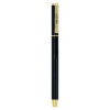 Carpe Diem Metal Gel Pen, Stick, Medium 0.7 Mm, Black Ink, Black Barrel, 6/Pack
