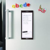 Magnetic To Do List, Unruled, 60 Black/White 3.5 x 8.5 Sheets, 6/Pack