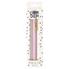 Carpe Diem Metal Gel Pen, Stick, Medium 0.7 Mm, Black Ink, Pink Barrel, 6/Pack
