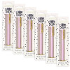 Carpe Diem Metal Gel Pen, Stick, Medium 0.7 Mm, Black Ink, Pink Barrel, 6/Pack
