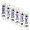 Carpe Diem Ballpoint Pen, Stick, Medium 0.7 Mm, Black Ink, Assorted Ditzy Floral Barrel Patterns 4 Pens/Pack, 6 Packs/Box