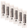 Carpe Diem Ballpoint Pen, Stick, Medium 0.7 Mm, Black Ink, Assorted Geometric Barrel Patterns, 4 Pens/Pack, 6 Packs/Box