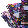 B5 Size Project Book, 4-Subject, Medium/College Rule, Assorted Blum Floral Cover Designs, (100) 9.8 x 6.9 Sheets, 3/Pack