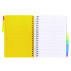 B5 Size 10-Subject Project Book, 10-Subject, Medium/College Rule, White Cover, (200) 9.8 x 6.9 Sheets