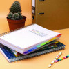 B5 Size 10-Subject Project Book, 10-Subject, Medium/College Rule, White Cover, (200) 9.8 x 6.9 Sheets