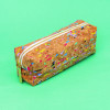 Eco Pencil Case, 7.99" x 2.37" x 2.75", Brown/Multicolor Cork
