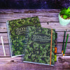 B5 Size Project Book, 4-Subject, Medium/College Rule, Green/Black Cover, (100) 9.8 x 6.9 Sheets, 3/Pack