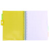 B5 Size Project Book, Homework/Assignment-Tracking With Ruled Notes Pages, Gray/White Cover, (100) 9.8 x 6.9 Sheets