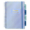 B5 Size Project Book, 5-Subject, Medium/College Rule, Assorted Haze Cover Colors, (100) 9.8 x 6.9 Sheets, 3/Pack