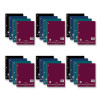 Subject Wirebound Promotional Notebook, 1-Subject, Wide/Legal Rule, Assorted Cover Colors, (70) 10.5 x 8 Sheets, 24/Carton