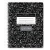 Spring Signature Composition Notebook, Medium/College Rule, Black Marble Cover, (70) 9.75 x 7.5 Sheets, 24/Carton