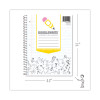 Doodlewrite Notebooks, 1-Subject, Wide/Legal Rule, White Cover, (50) 10.75 x 8.75 Sheets, 24/Carton
