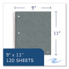 Subject Wirebound Notebook, 3-Subject, Medium/College Rule, Assorted Cover Colors, (120) 11 x 9 Sheets, 24/Carton