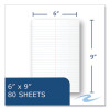 Steno Pad, Brown Cover, Gregg Rule, (80) White 6 x 9 Sheets, 72/Carton