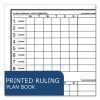 Student Plan Book, Homework/Assignment-Tracking, 22-Weeks: Six-Subject Day, Light Blue Cover, (45) 11 x 8.5 Sheets, 24/Carton