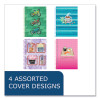 Lifenotes Wirebound Notebook, 1-Subject, Medium/College Rule, Assorted Cover Colors, (80) 7 x 5 Sheets, 24/Carton